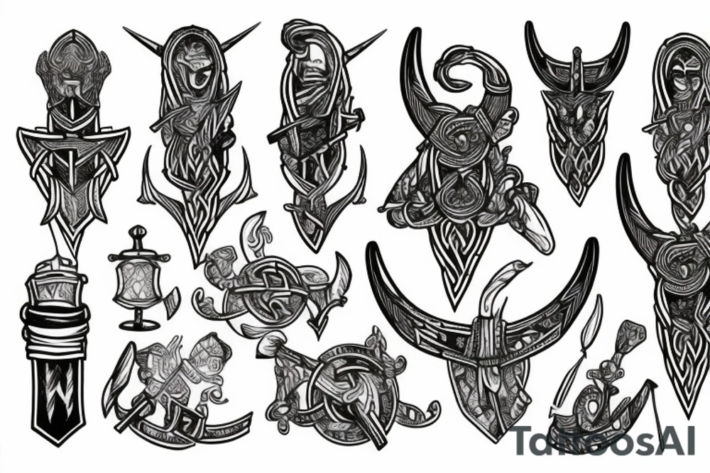 Viking in my blood tattoo idea