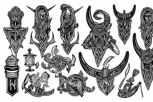 Viking in my blood tattoo idea