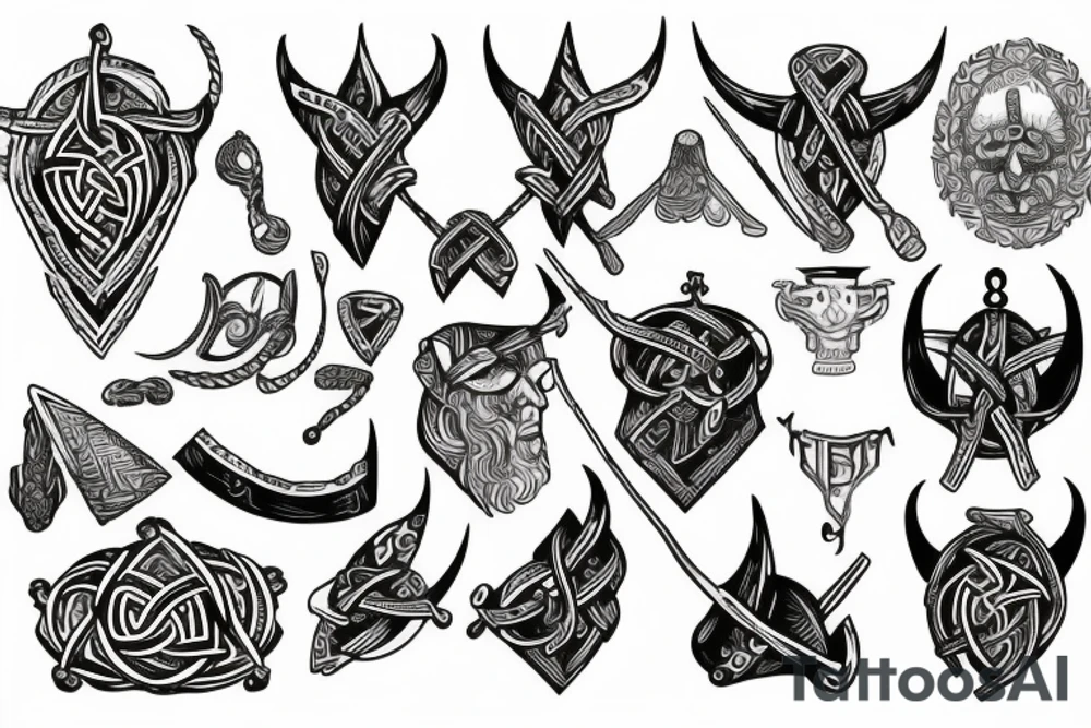 Viking in my blood tattoo idea