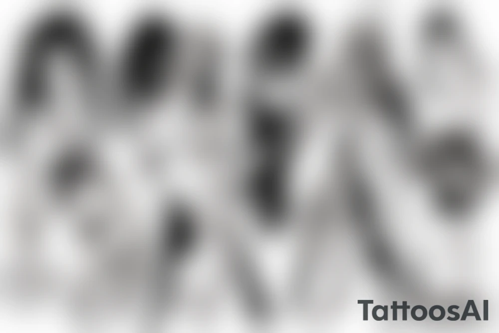 Ulqiorra from bleach with the number four tattoo idea