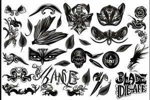 blade tattoo idea