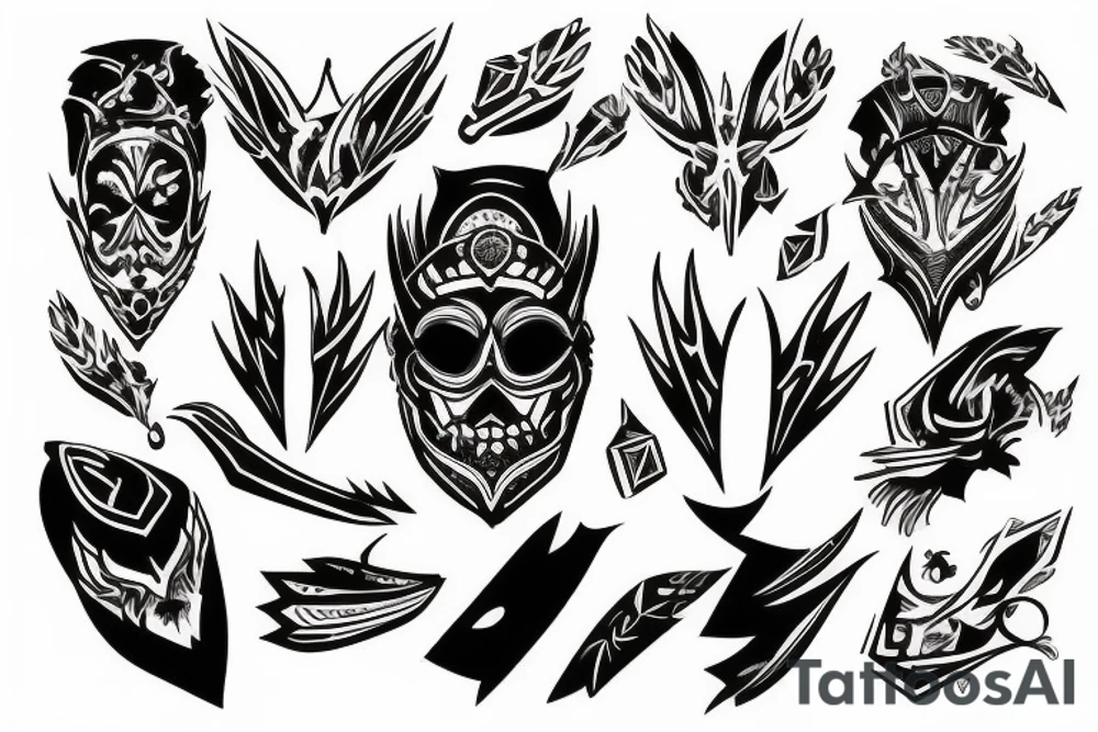 blade tattoo idea