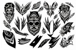 blade tattoo idea