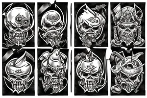 Orc blood bowl tattoo idea