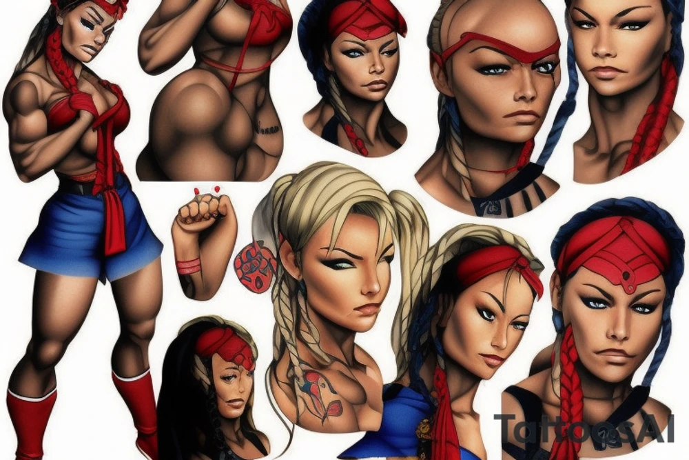 Cammy street fighter tattoo idea