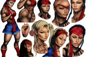 Cammy street fighter tattoo idea