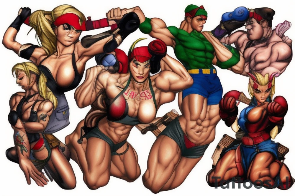 Cammy street fighter tattoo idea