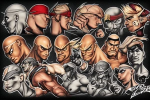 Street fighter tattoo idea