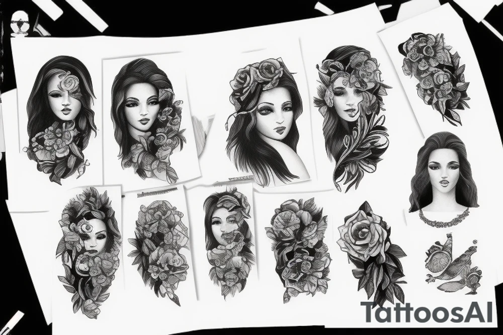 women, life, freedom tattoo idea