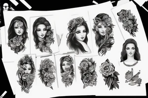 women, life, freedom tattoo idea