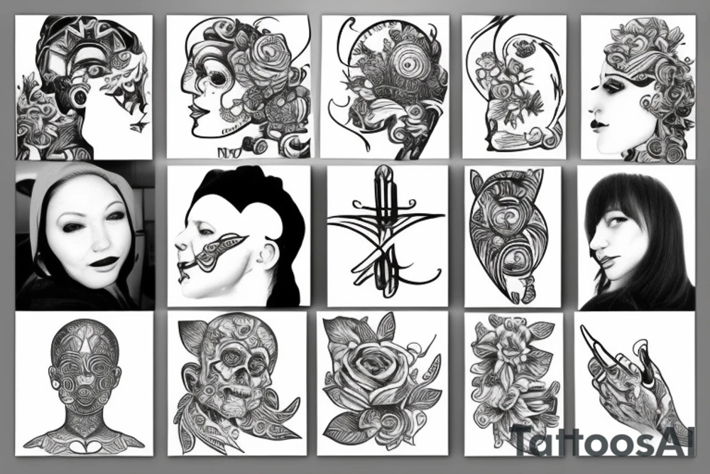 I want to show love for my wife and son tattoo idea