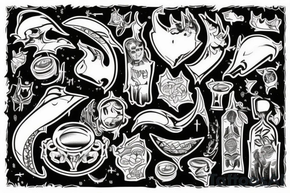 2 мыши и надпись не будь крысой tattoo idea