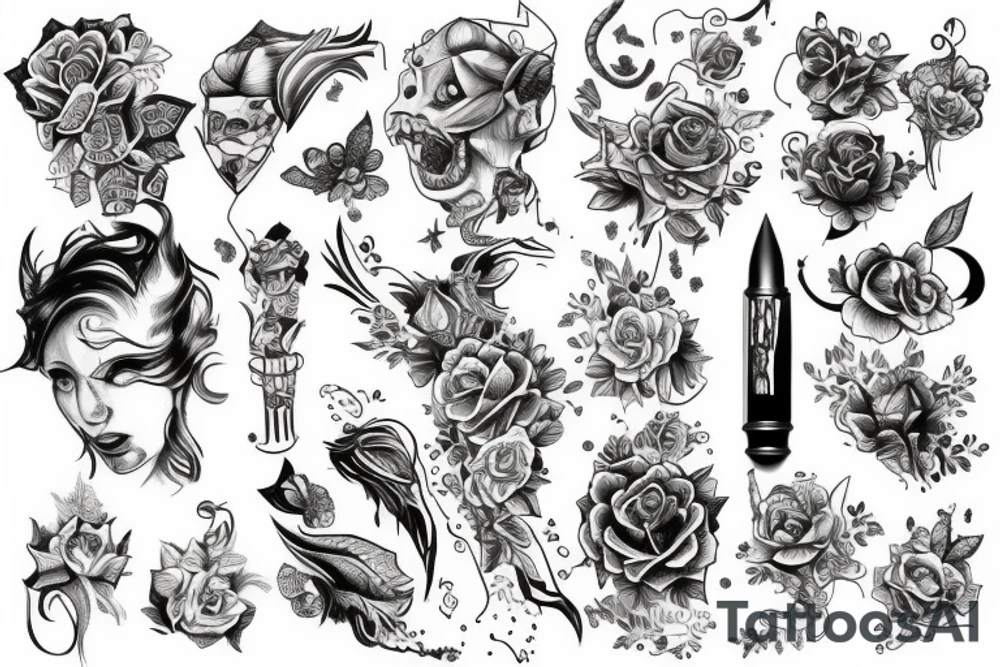2 мыши tattoo idea