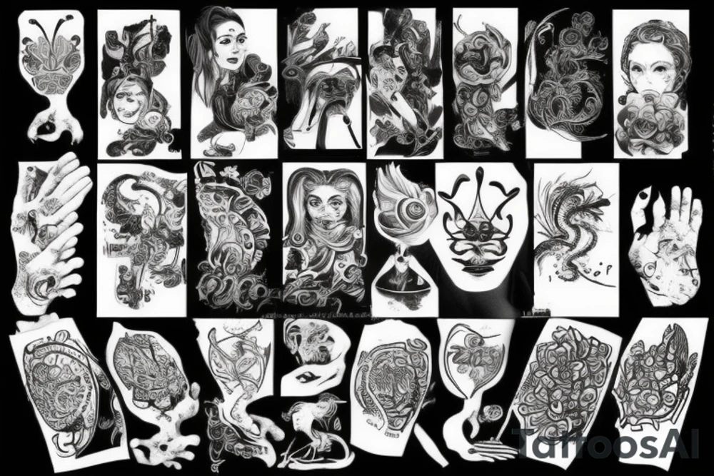 2 мышить tattoo idea