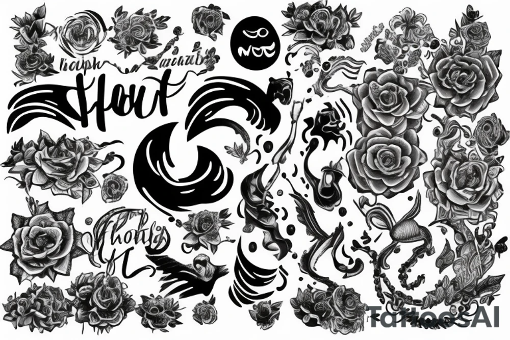 Tattoo that symbolizes keeping a grateful perspective on life tattoo idea