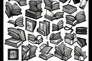 book lover tattoo idea