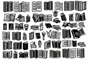 book lover tattoo idea