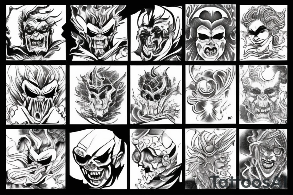 Akuma tattoo idea