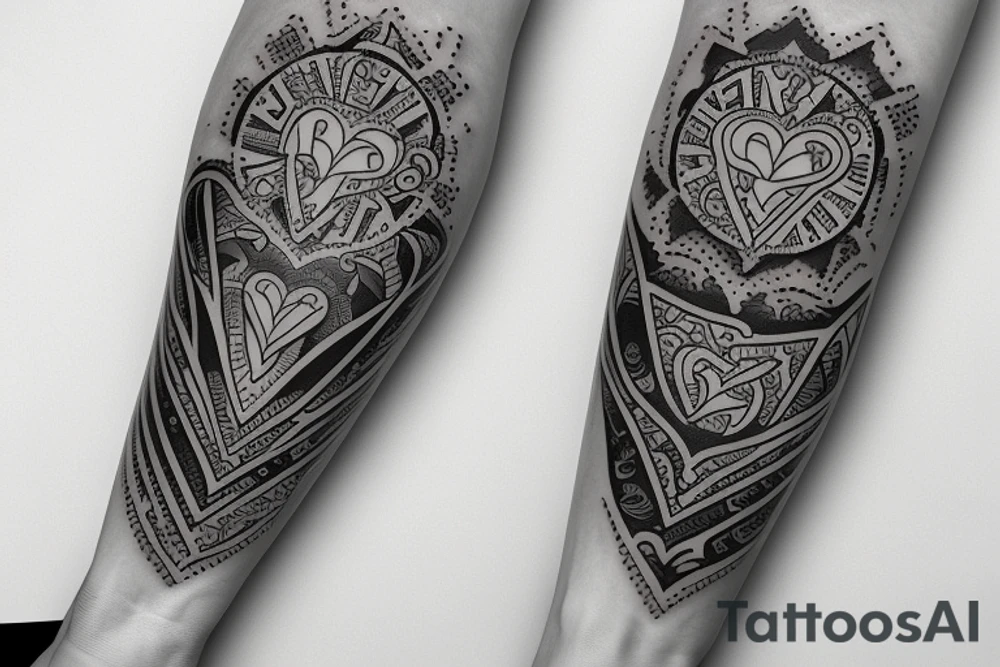 Irish Love For Mother Ann tattoo idea
