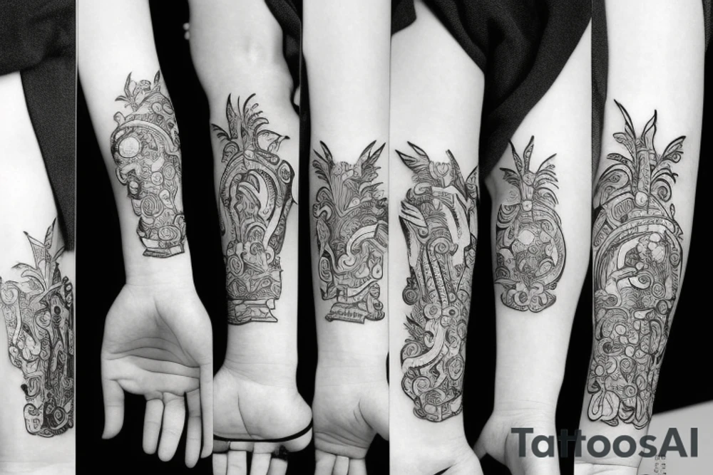 A tattoo that means fame and glory and travel on the Outer forearm tattoo idea