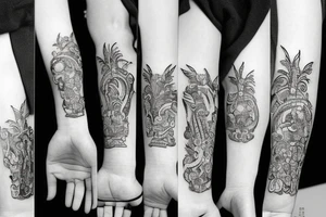 A tattoo that means fame and glory and travel on the Outer forearm tattoo idea