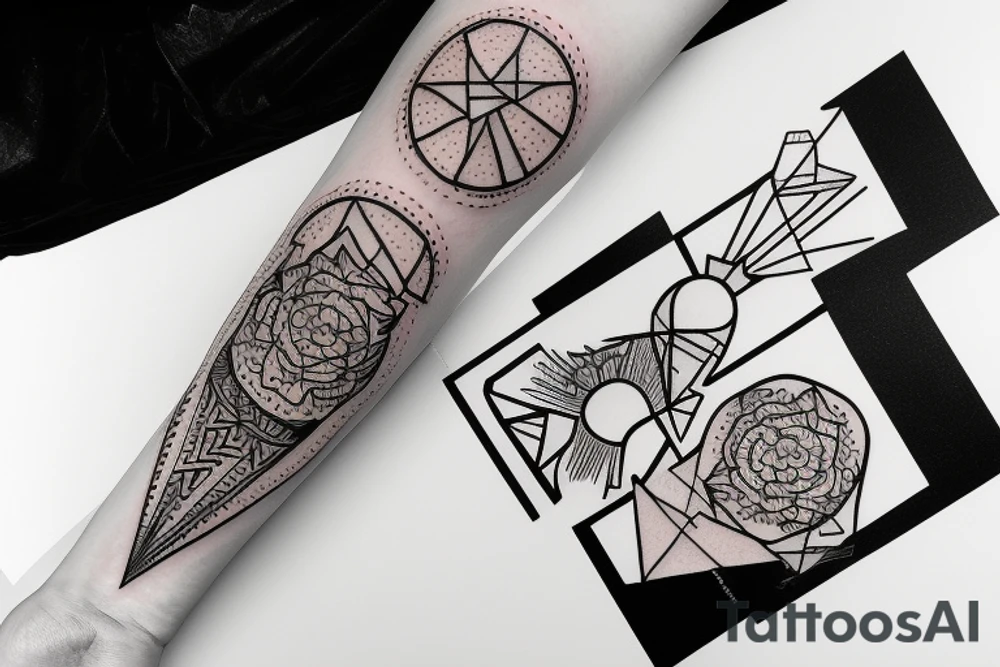 A tattoo that means fame and glory and travel on the Outer forearm tattoo idea