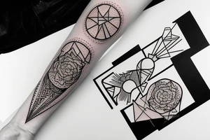 A tattoo that means fame and glory and travel on the Outer forearm tattoo idea