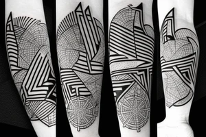 A tattoo that means fame and glory and travel on the Outer forearm tattoo idea