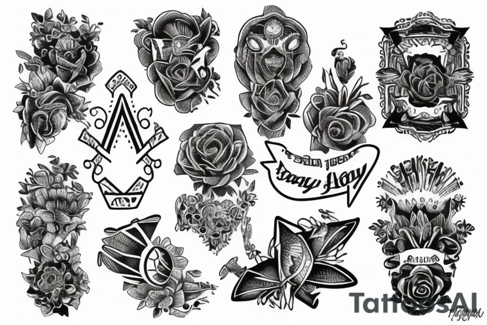 A tattoo that means fame and glory and travel on the Outer forearm tattoo idea