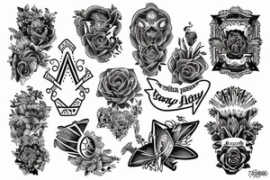 A tattoo that means fame and glory and travel on the Outer forearm tattoo idea