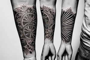 A tattoo that means fame and glory and travel on the Outer forearm tattoo idea