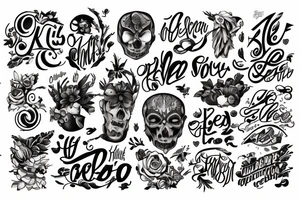 Gio, Kate, Leo, Eli tattoo idea