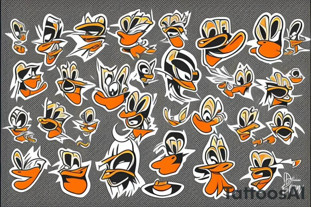Daffy duck tattoo idea