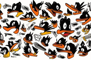 Daffy duck tattoo idea