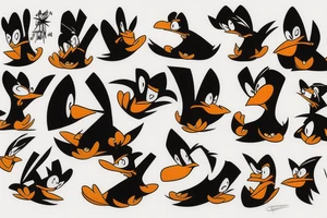 Daffy duck tattoo idea