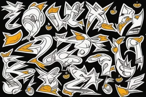 Daffy duck tattoo idea