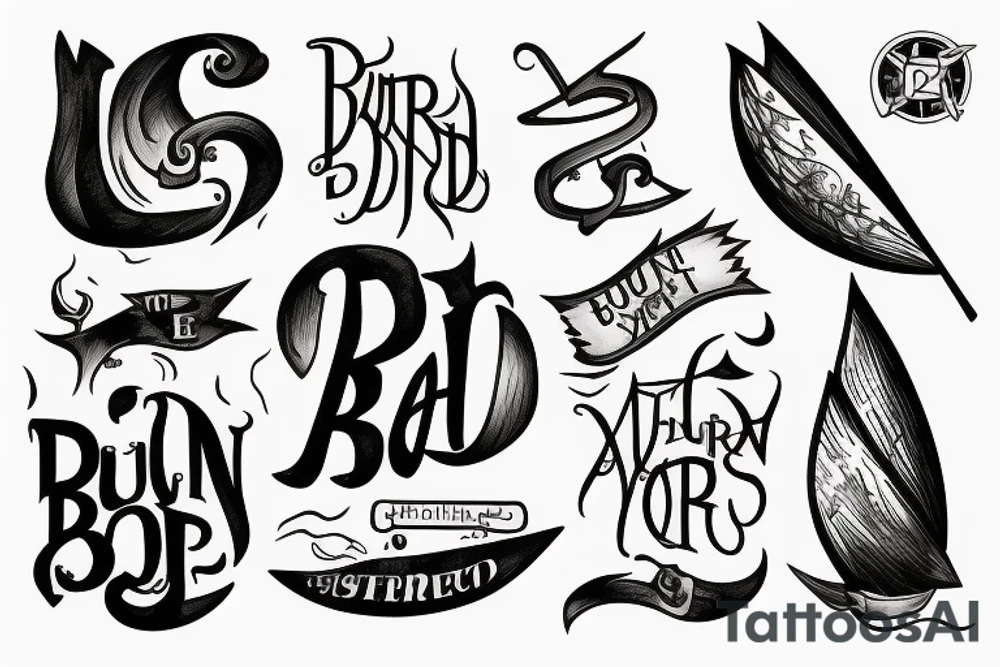 burn your boats tattoo idea