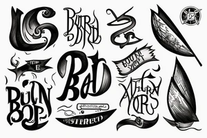burn your boats tattoo idea