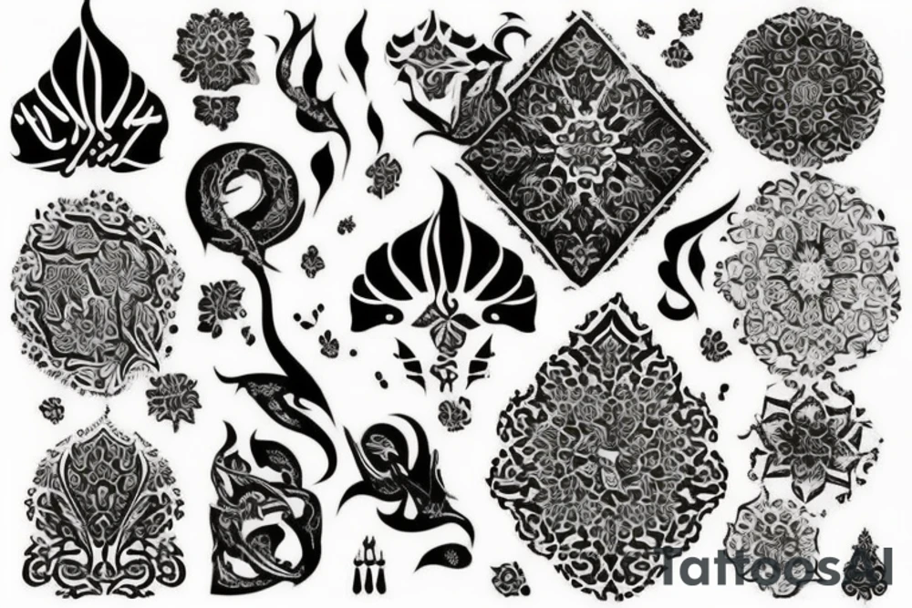 یک شمشیر که دورش يه مار پیچیده به همراه بال های شیطانی پشت سرش tattoo idea یک شمشیر که دورش يه مار پیچیده به همراه بال های شیطانی پشت سرش tattoo idea