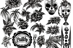 Palm beach tattoo idea