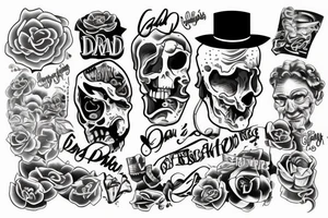 Died grandpa’s tribute tattoo idea