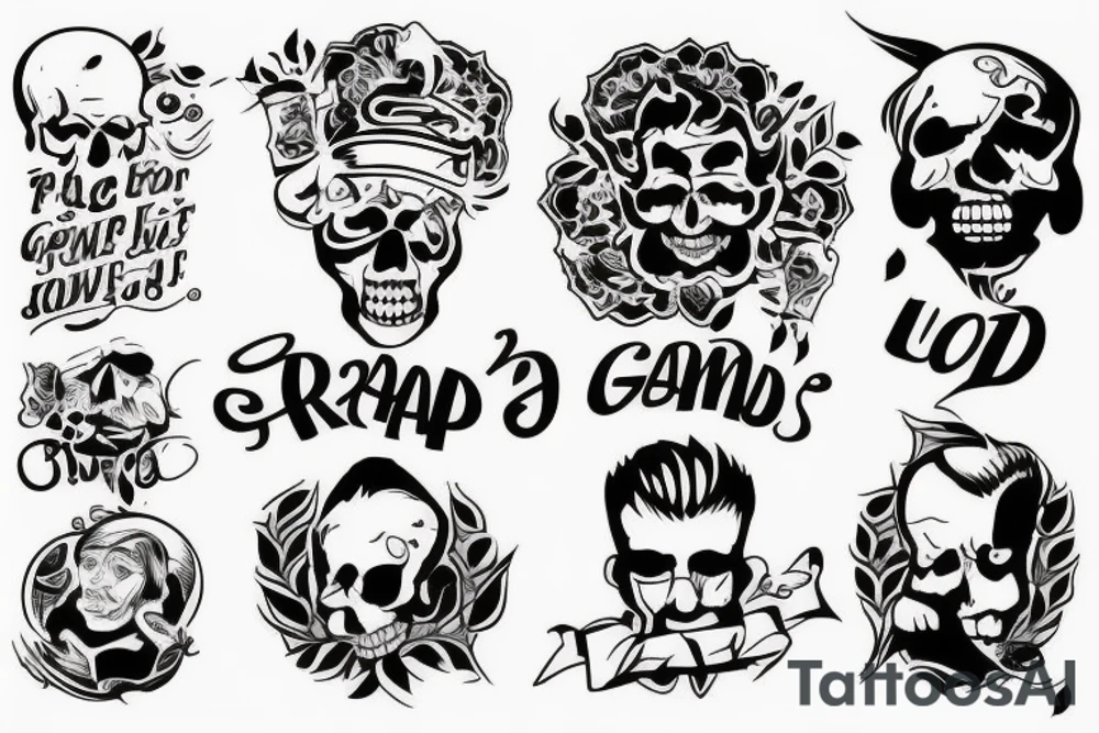 Died grandpa’s tribute tattoo idea