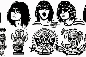 Ramones logo tattoo idea