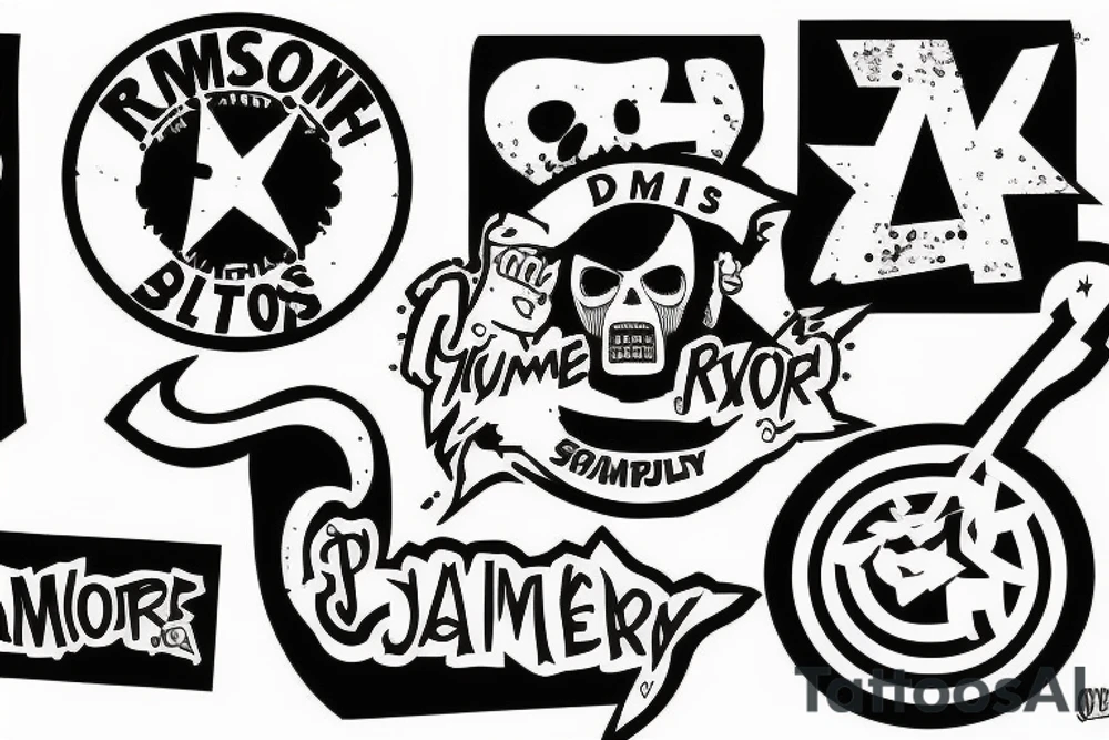 Ramones logo tattoo idea