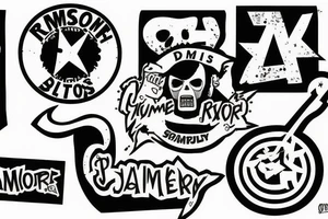 Ramones logo tattoo idea