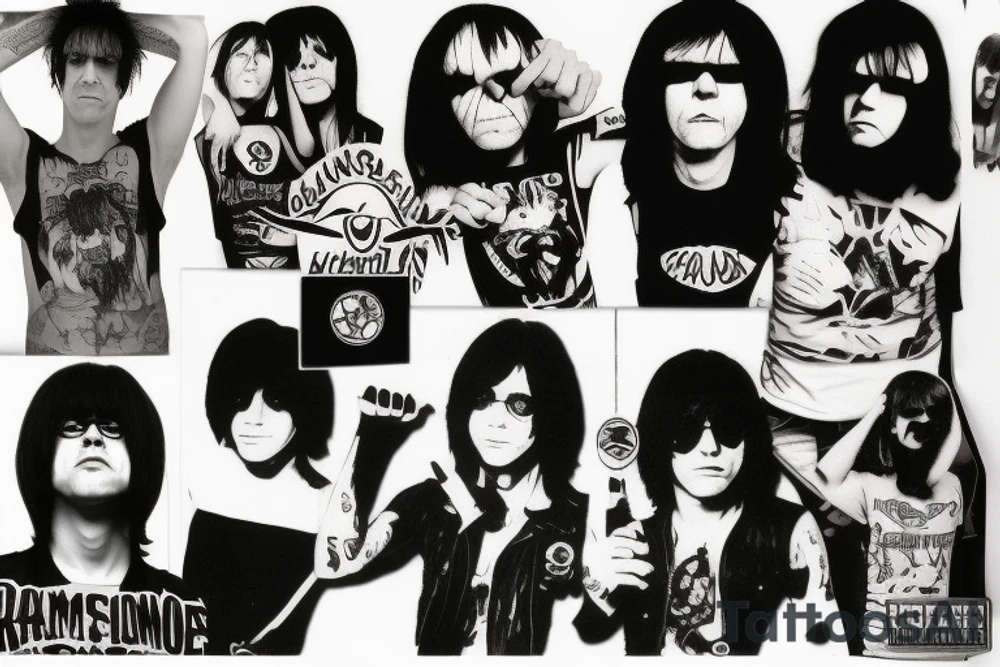 Ramones logo tattoo idea