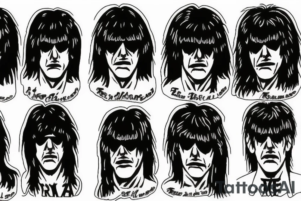 Ramones logo tattoo idea