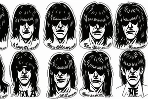 Ramones logo tattoo idea