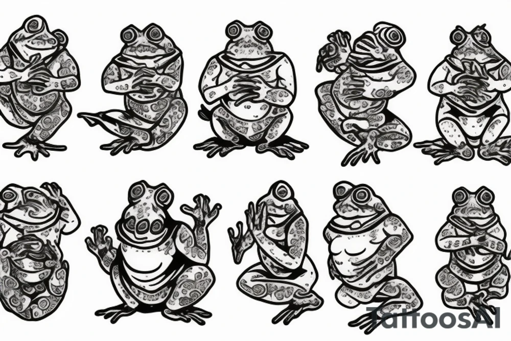 A toad monk tattoo idea