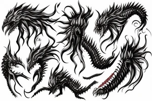 Tokyo ghoul centipede tattoo idea